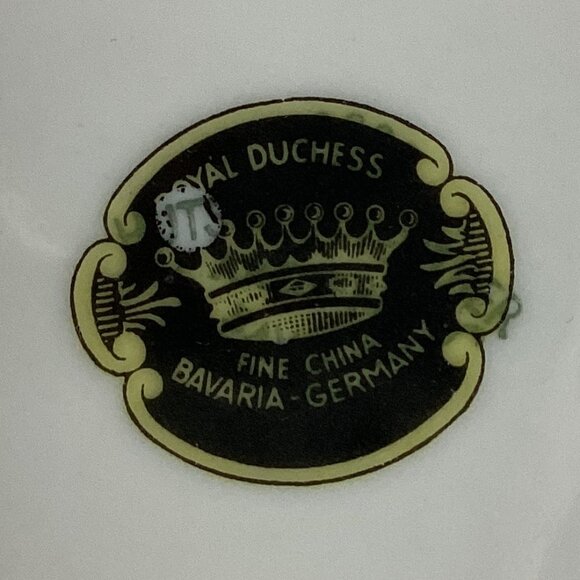 Royal Duchess Fine China Bavaria Germany Mountain Bell Large Plate - Picture 6 of 7